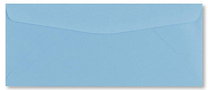 50 Business Envelopes, Standard Flap (Blue, 9.5" x 4.125")